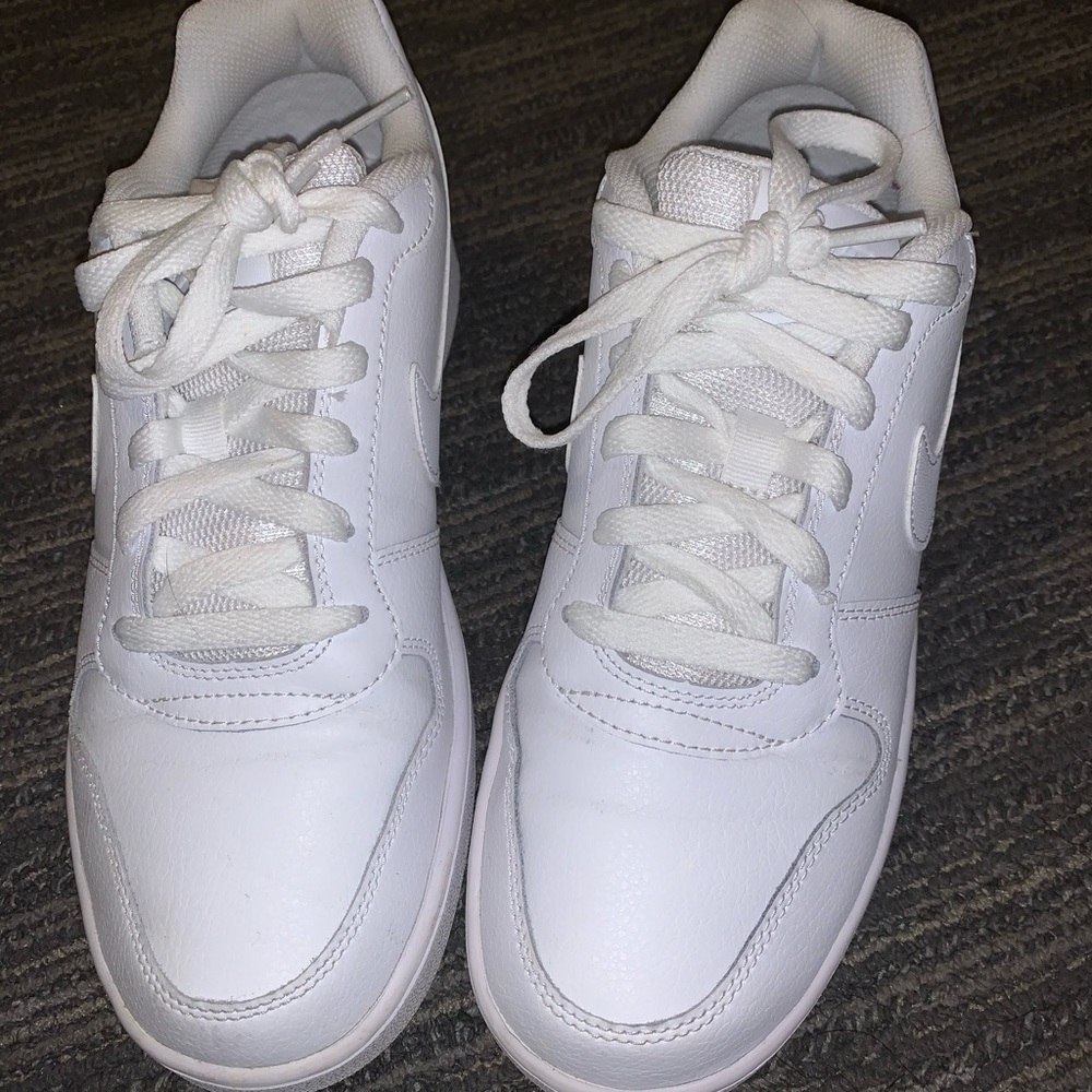 White Nike Ebernons